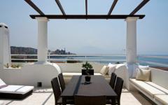 pergola villa avec vue sur mer