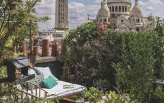 terrasse avec vue sur paris design déco meubles