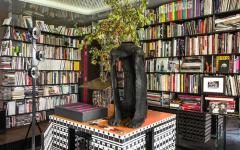 immobilier de luxe bibliothèque appartement parisien