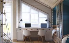 chambre des enfants sous le toit