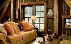 séjour chalet en bois luxe
