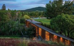 architecture moderne maison de luxe en bois