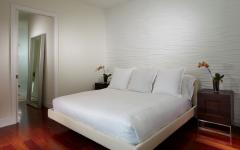 chambre à coucher minimaliste villa de luxe