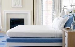 chambre résidence de vacances déco bleue
