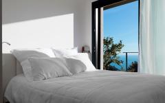 lit double avec vue sur mer
