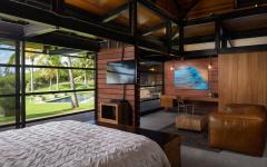 Chambre d'amis résidence exotique Hawaii