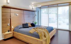 chambre déco minimaliste bois
