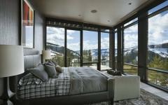 chalet de montagne chambre à vue