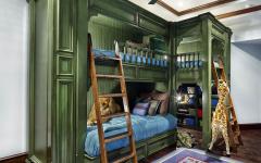 Chambre de jeux des enfants – des lits superposés pour plus de « fun » mobilier lit superposé enfants luxe