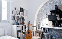chambre parentale loft industriel