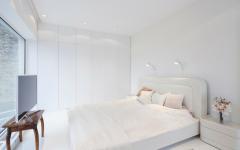 chambre en blanc design contemporain minimaliste
