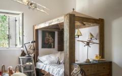 chambre d'enfant rustique
