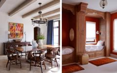intérieur rustique maison de vacances plage