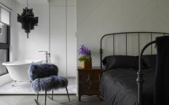 chambre minimaliste moderne appartement design