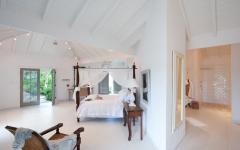 chambre exotique mobilier tropical minimaliste