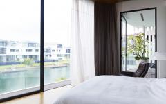 chambre minimaliste design maison contemporaine