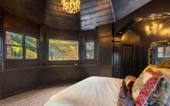 chambre avec vue circulaire sur la montagne