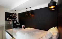 hôtel particulier mezzanine transformée en chambre