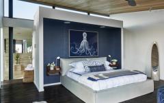 chambre à coucher design marin aquatique déco