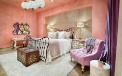 Ambiance romantique chambre en rose