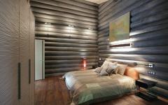 chambre maison en bois design