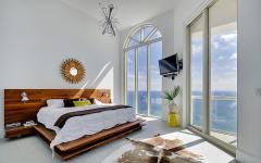 Chambre exotique vue sur mer