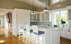 cuisine design blanc maison de charme