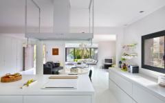 cuisine en blanc design contemporain 