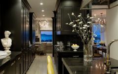 belle demeure cuisine design noir