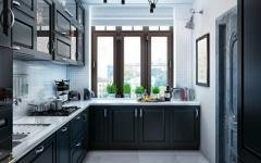 déco sombre cuisine luxe