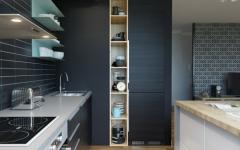 Gris sombre anthracite pour un intérieur design de style gris foncé design intérieur cuisine