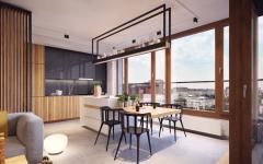 cuisine ouverte américaine appartement citadin