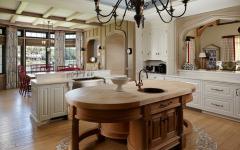 cuisine design luxe rustique maison de vacances