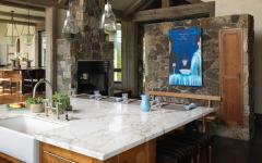cuisine aux placards en bois massif