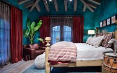 Chambre déco couleurs fortes