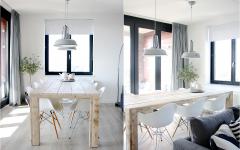 salle à manger design industriel éclectique déco