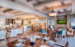 salle à manger maison moderne côte