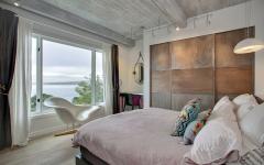 chambre sobre moderne à la décoration éclectique