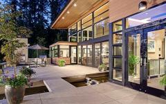 architecture contemporaine belle maison résidentielle