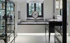 salle de bain baignoire design luxueux