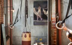 Entrainement sportive loft masculin de ville