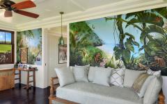 déco intérieure villa tropicale de plain-pied