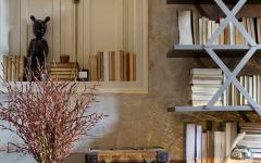 Des accessoires d’une autre époque ou d’un autre style viennent peaufiner l’intérieur éclectique de l’appartement accessoires rétro design déco appart