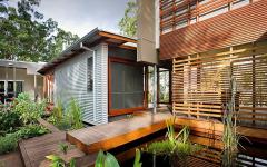 maison en bois écologique verte