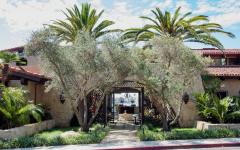 entrée résidence de prestige californie