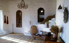 intérieur résidence en pierre rustique