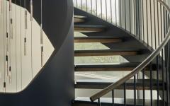 escalier design colimaçon résidence de vacances
