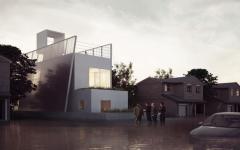 projet de maison flottante d'architecte