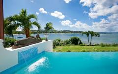 piscine extérieure chauffée villa de location