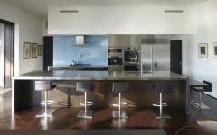 cuisine moderne ouverte maison contemporaine de ville